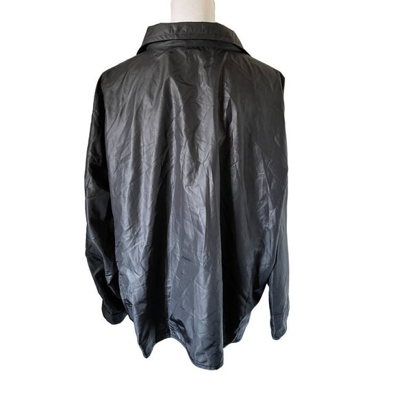 Lauren Ralph Lauren Women's Windbreaker Jacket Plus Size 2X Black Mesh Lining - Picture 2 of 13